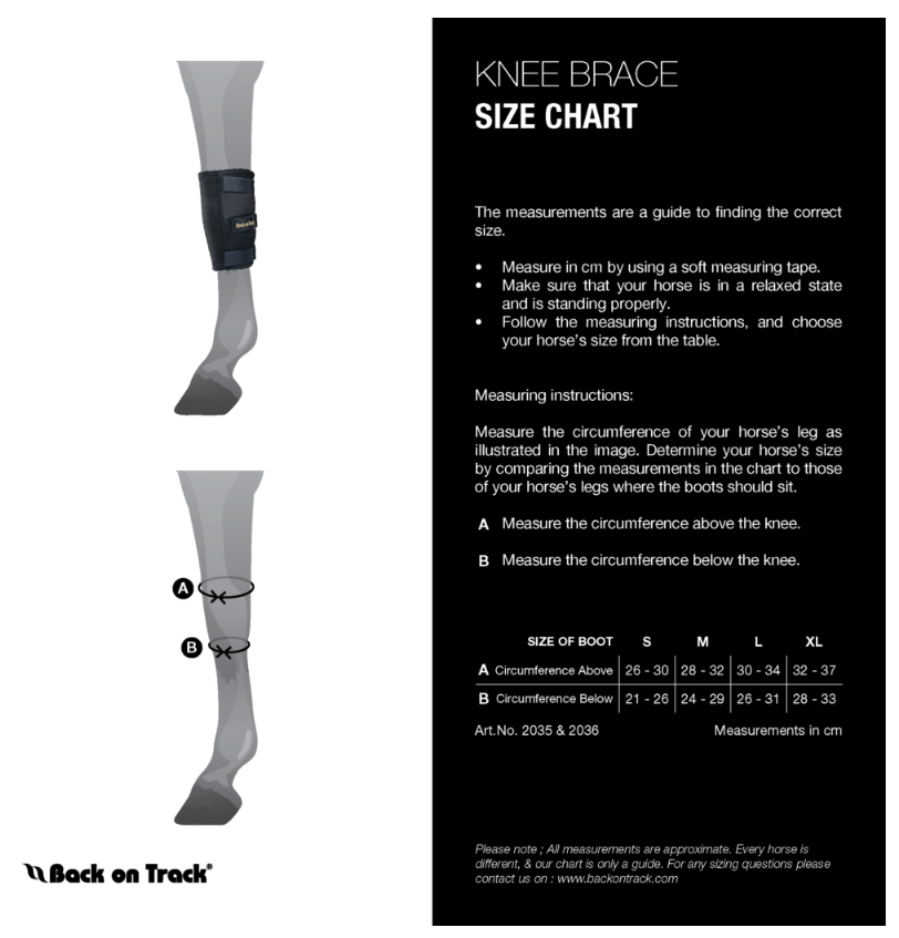 Back on Track Therapeutic Knee Boots