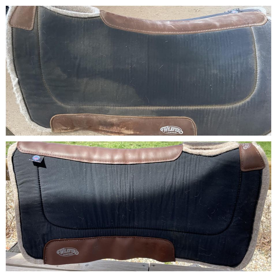 Arrow A Ranch Saddle Pad Cleaning