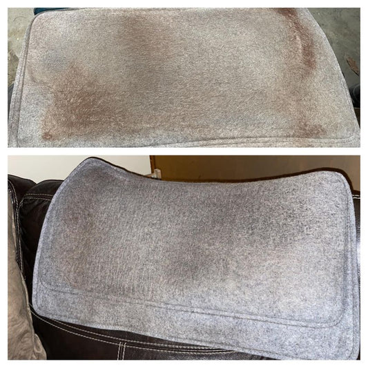 Arrow A Ranch Saddle Pad Cleaning