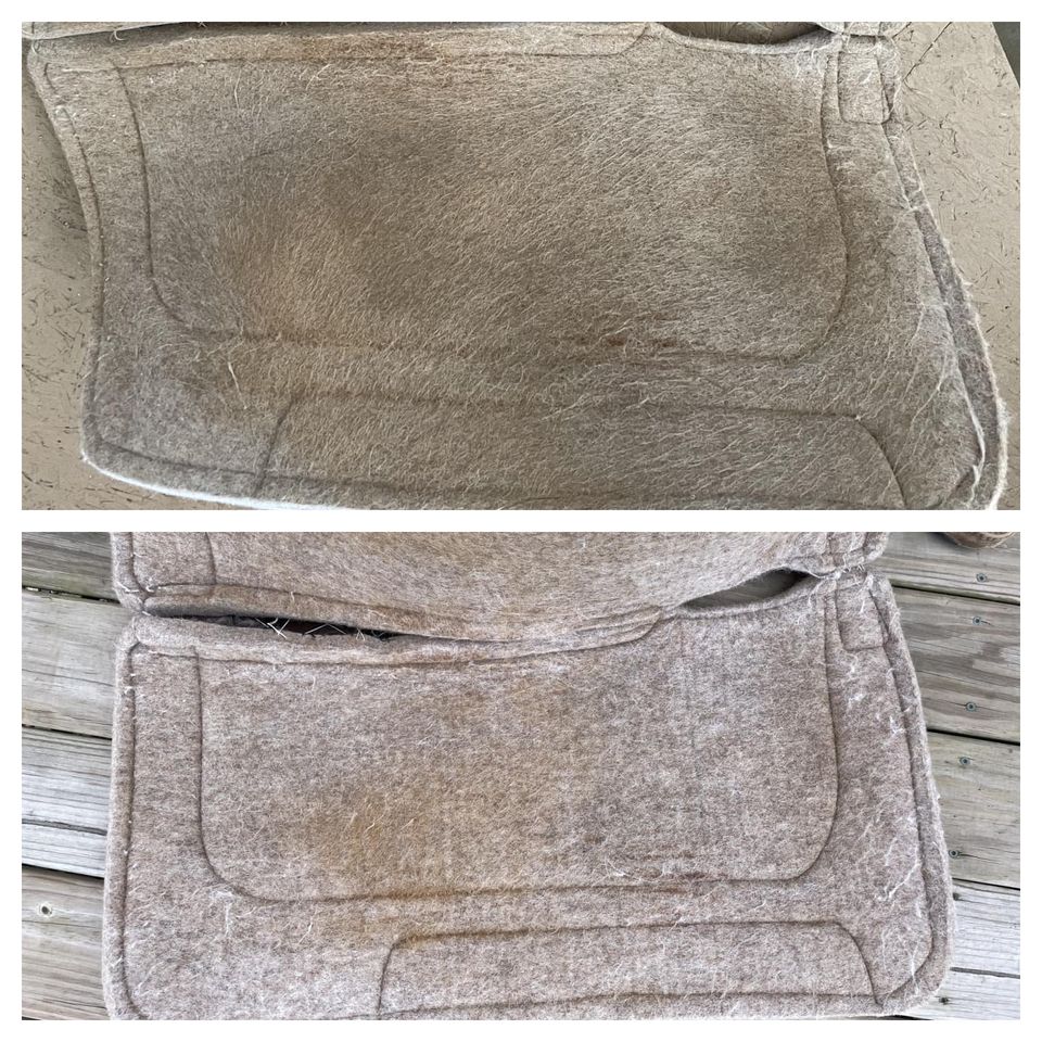 Arrow A Ranch Saddle Pad Cleaning